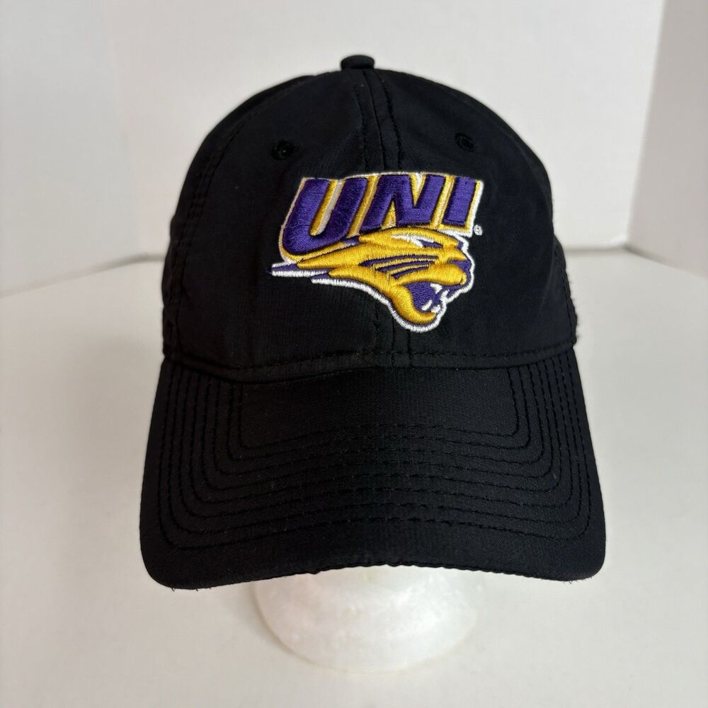 UNI Panthers Hat, The Game Adjustable Cap, Northern Iowa, Black